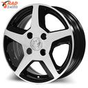 رینگ چرخ آلومینیومی 5 پر 14 اینچ (IK042) شمشیری رخ تراش