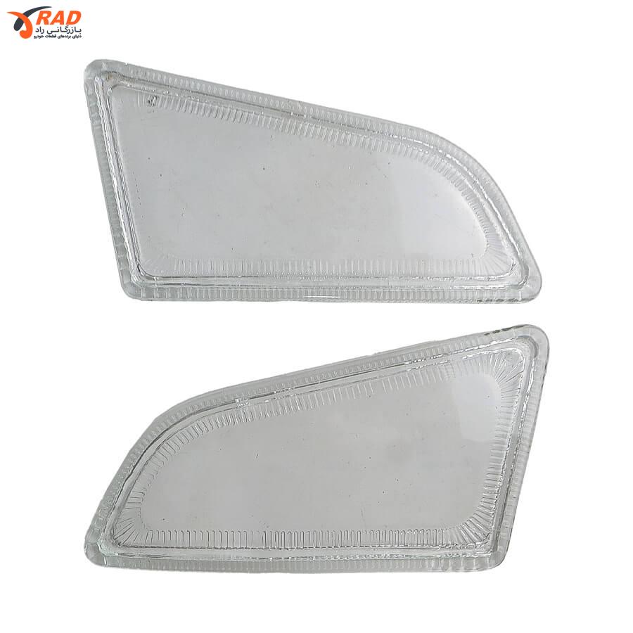 شیشه چراغ مه شکن پراید 111 شفاف زرین صنعت